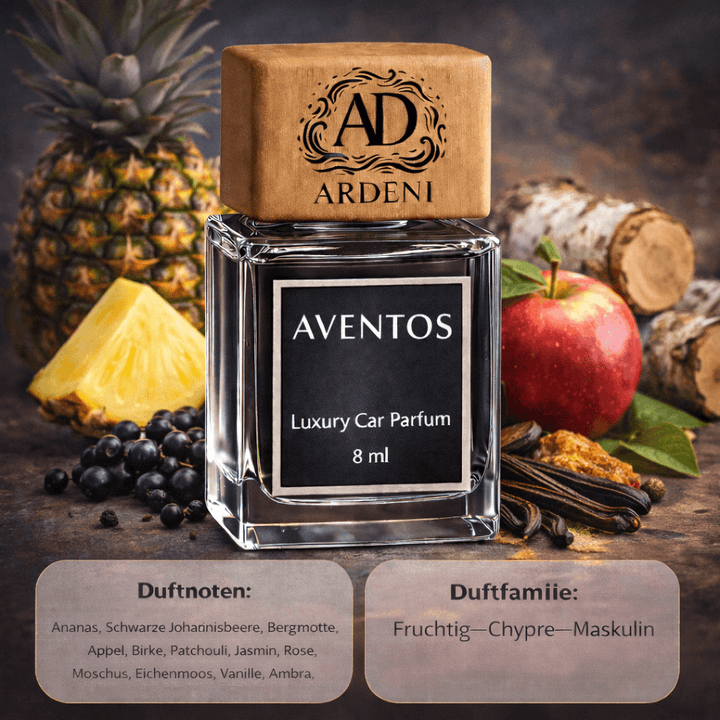 Anwendung Auto Duft Avantos im Auto Schritt für Schritt