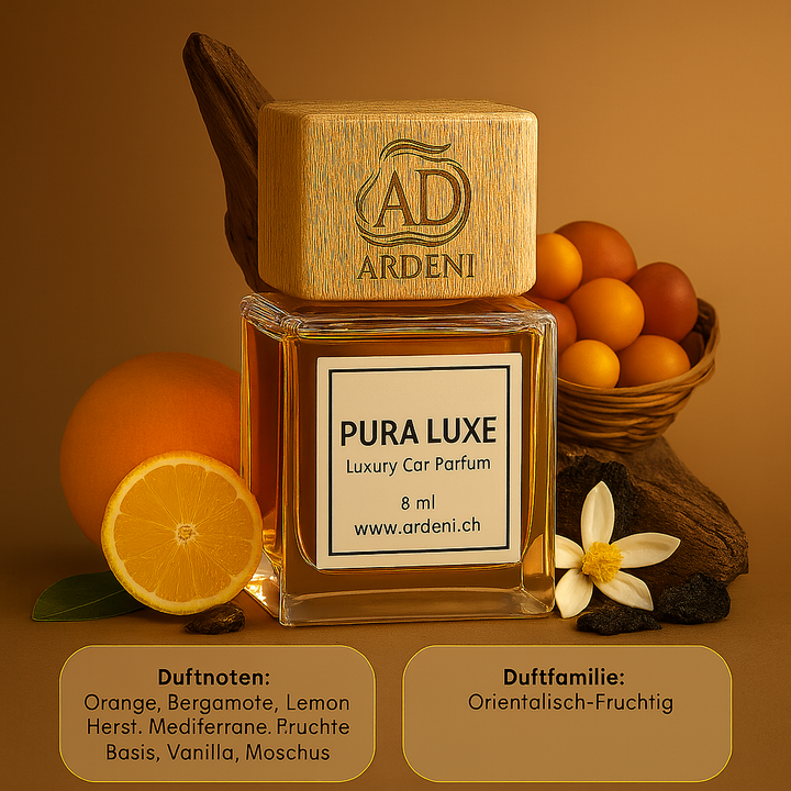 PURA LUXE Auto Duft – Luxuriöser, harmonischer Duft mit edler Ausstrahlung