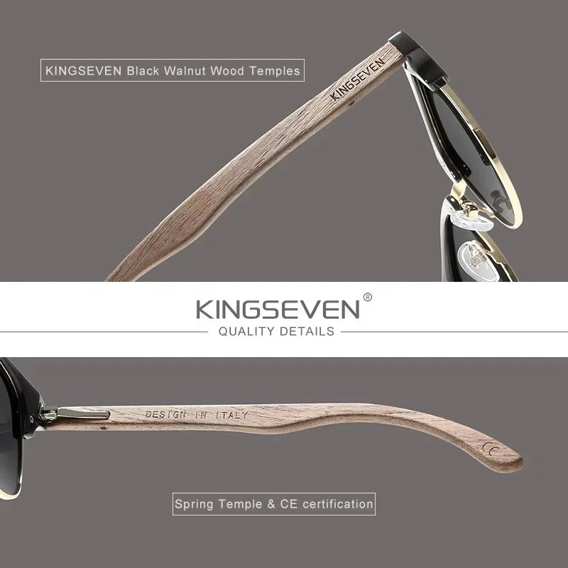Sonnenbrille Handgefertigt aus Edlem Naturholz