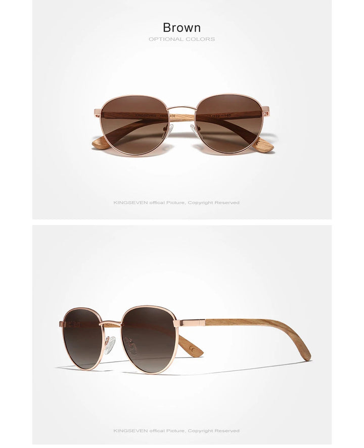 Sonnenbrille mit Holzoptik – stilvoll, polarisiert & nachhaltig inspiriert