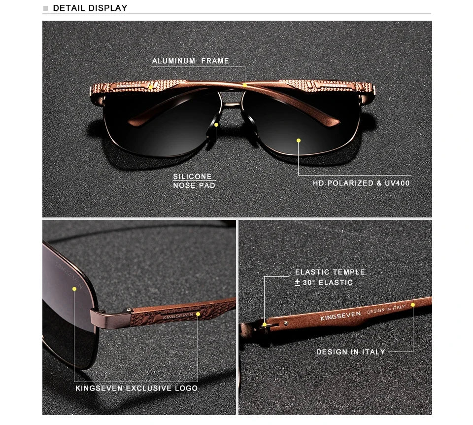 Sonnenbrille für Herren – polarisiert & mit UV-Schutz
