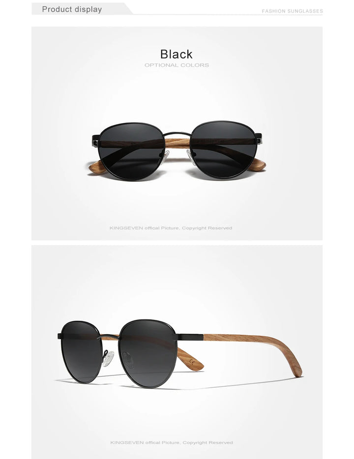 Sonnenbrille mit Holzoptik – stilvoll, polarisiert & nachhaltig inspiriert