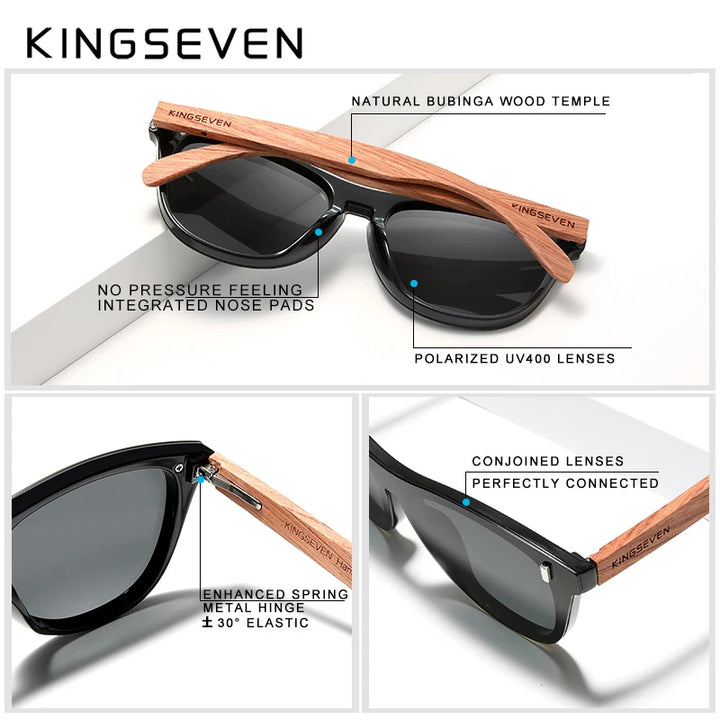 Sonnenbrille aus Naturholz