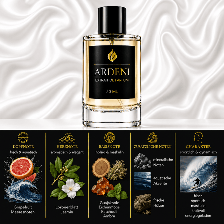 Extrait de Parfum mit intensiven Duftnoten