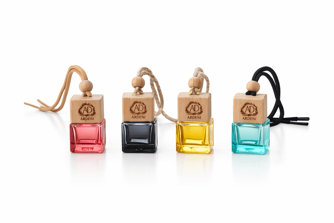 Premium Auto Duft Flakon in vier eleganten Farben