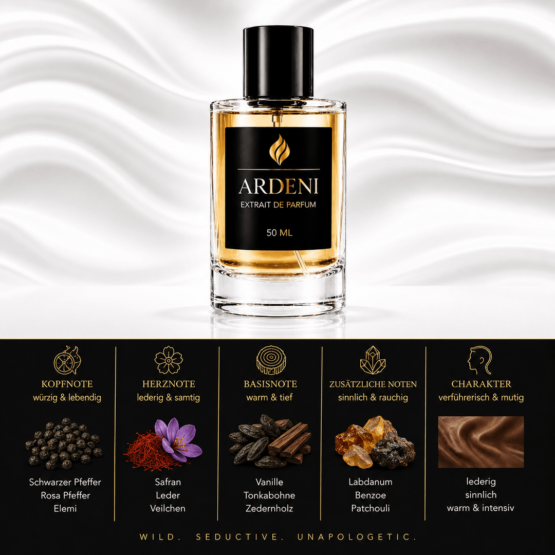 Extrait de Parfum mit intensiven Duftnoten