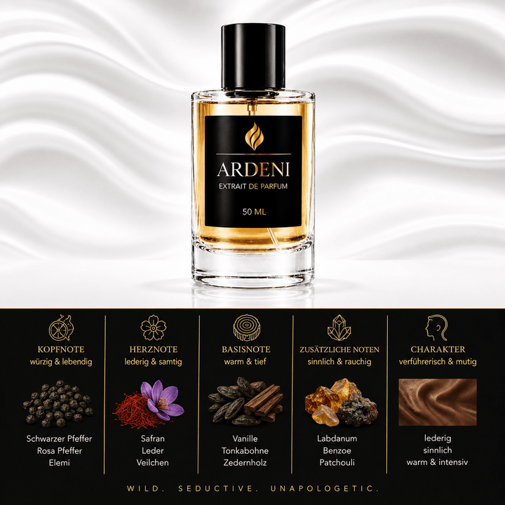 Extrait de Parfum mit intensiven Duftnoten