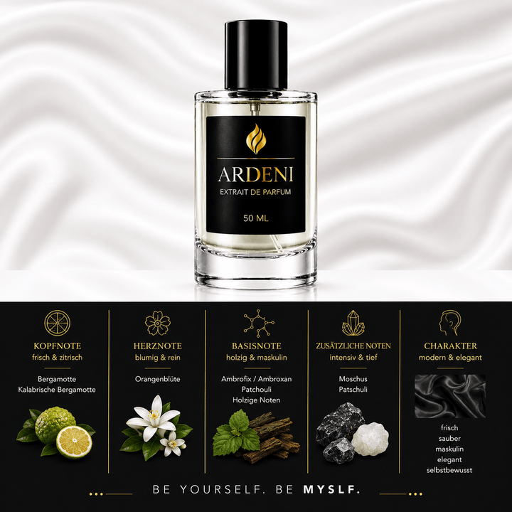 Extrait de Parfum mit intensiven Duftnoten